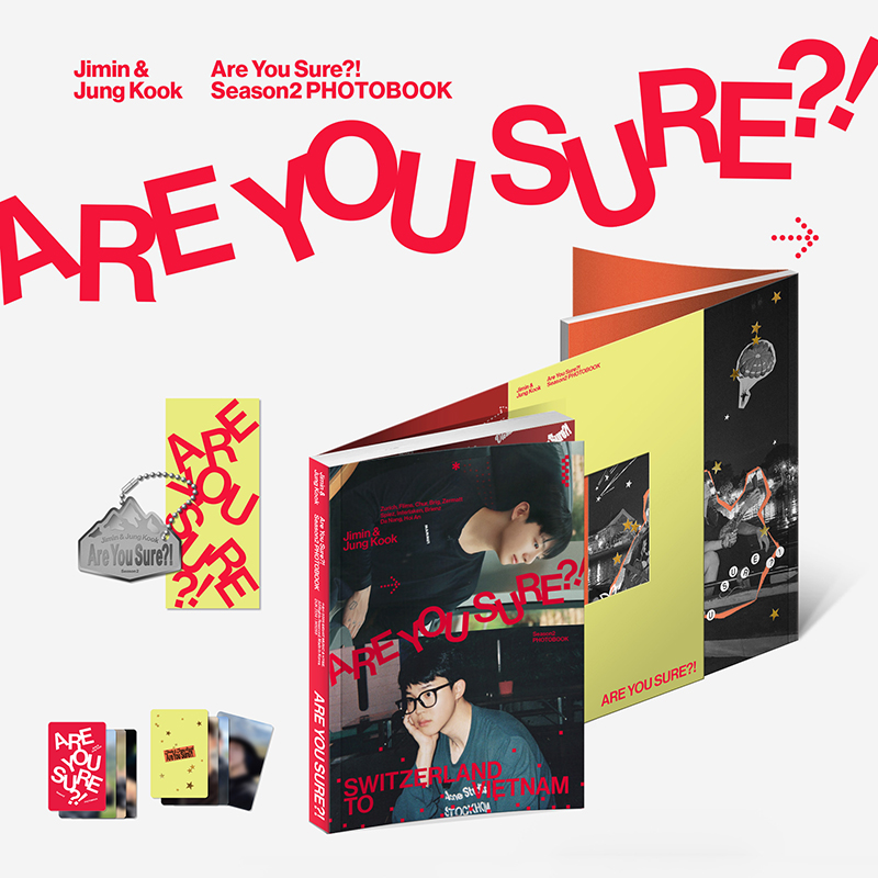 朴智旻田柾国JIMINxJUNGKOOK Are You Sure?! Season2 写真集周边