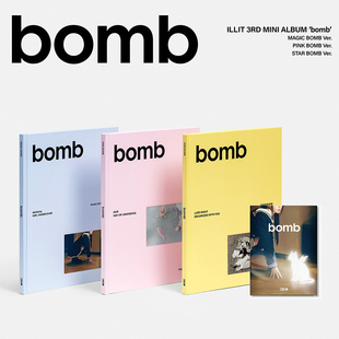 官方周边正版 现货礼妹 BOMB 迷你3辑 小卡电子专 ILLIT新专辑