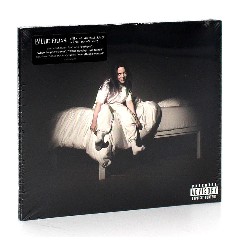 正版进口 碧梨专辑 Billie Eilish when we all fall asleep CD