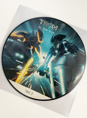 正版现货 蠢朋克 Daft Punk Derezzed Part3 LP黑胶唱片 画胶