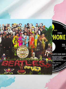 The Beatles披头士乐队专辑 佩珀军士的孤独之心俱乐部乐队CD唱片