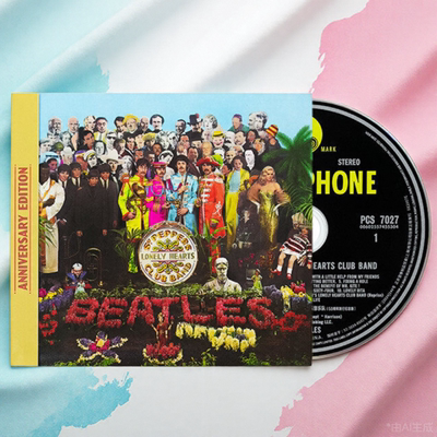 The Beatles披头士乐队专辑 佩珀军士的孤独之心俱乐部乐队CD唱片