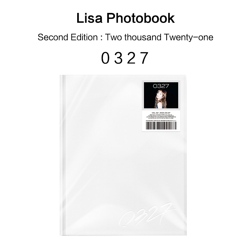 Blackpink Lisa 2辑限量生日摄影集 原装正版包含写真集贴纸透卡 青青草音像专营店 淘优券