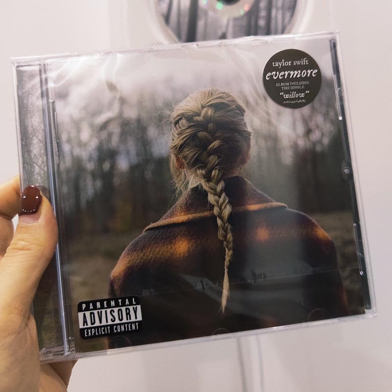 正版 泰勒斯威夫特新专辑 taylor swift evermore 霉霉实体唱片cd