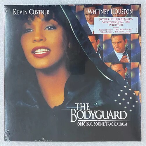 现货正版 THE BODYGUARD 保镖 电影原声 LP黑胶唱片 红胶