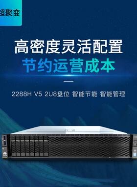 超聚变2288HV5 2X4214R 4X1.2T 8X32G R5 2G 2X550W导轨三年 包邮