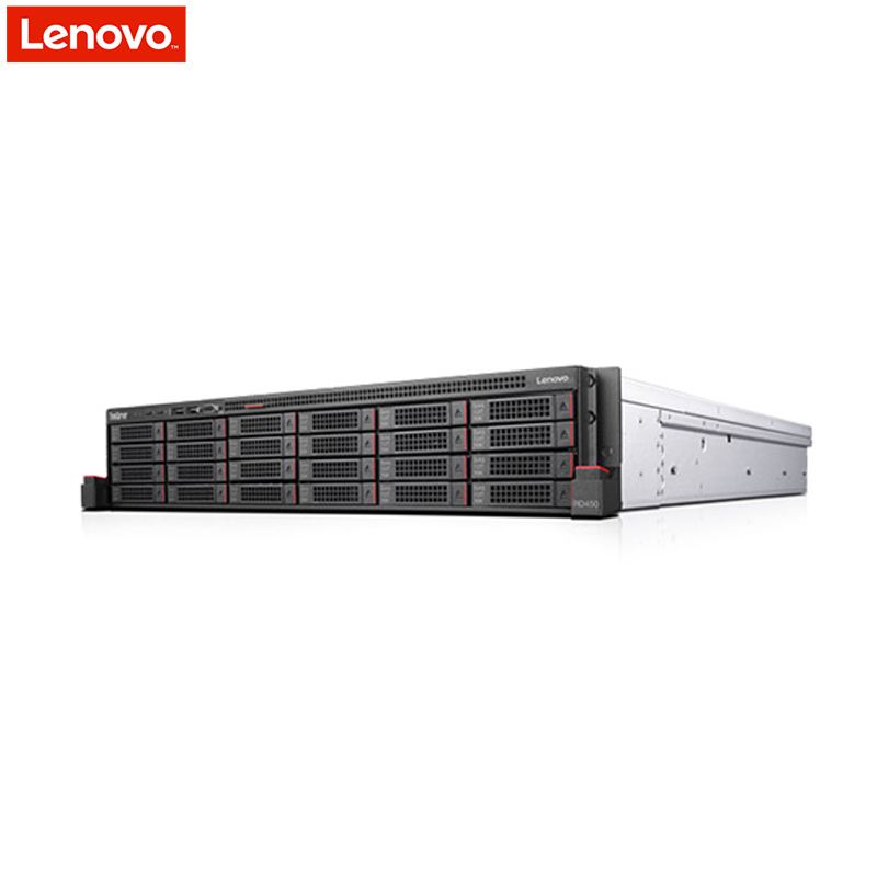 联想RD450X 2XE5-2620V3 2X16G 5X6TB 7.2K RAID5  550w 导轨包邮
