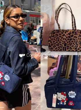 折扣现货 BAGGU 三丽鸥保龄球包单肩包腋下包 尼龙包 Bowler Bag