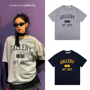 金智妮同款 DEPT GALLERY T恤女 數字標語復古美式 短袖 尺碼 現貨