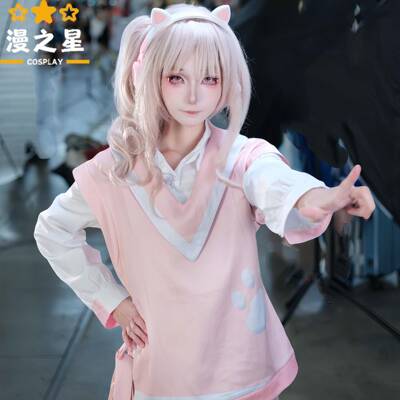 世界计划cos服 晓山瑞希猫猫cosplay全套彩色舞台pjsk桃井爱莉c服
