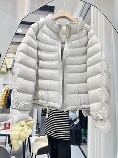 黄色羽绒服女款冬季2025新款轻薄修身显瘦保暖白鸭绒外套