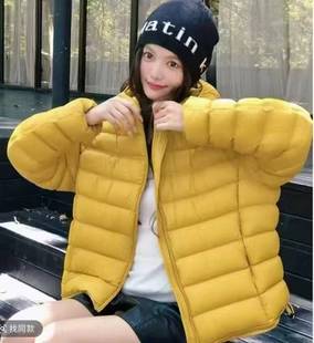 轻薄羽绒服女短款2025年新款简约时尚连帽休闲90白鸭绒轻便冬外套