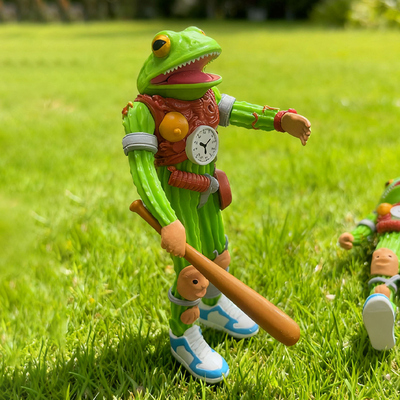 外国山海经手办新款时钟仙人掌青蛙融合怪木棍人爆款儿童玩具礼物
