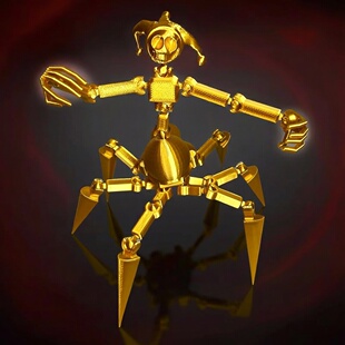 新款 玩具模型摆件 黄金1006原型体手办全身关节可动poppy5可拆装