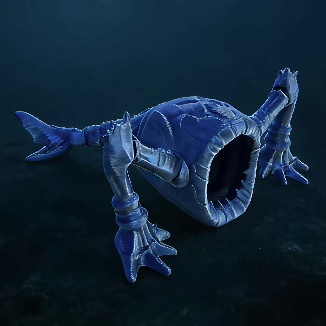3D打印深海迷航宇宙食海者手办模型菊花触手怪恶魔食天者儿童玩具