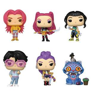 韩流猎魔女团大头Q版手办公仔儿童大号礼物鲁米秦宇恶魔猎人摆件