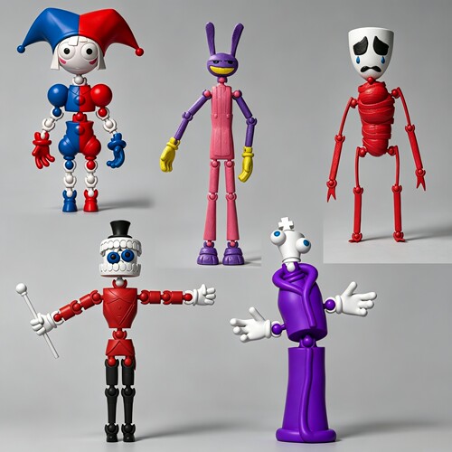The Amazing Digital Circus神奇数字马戏团3d手办关节可动玩具