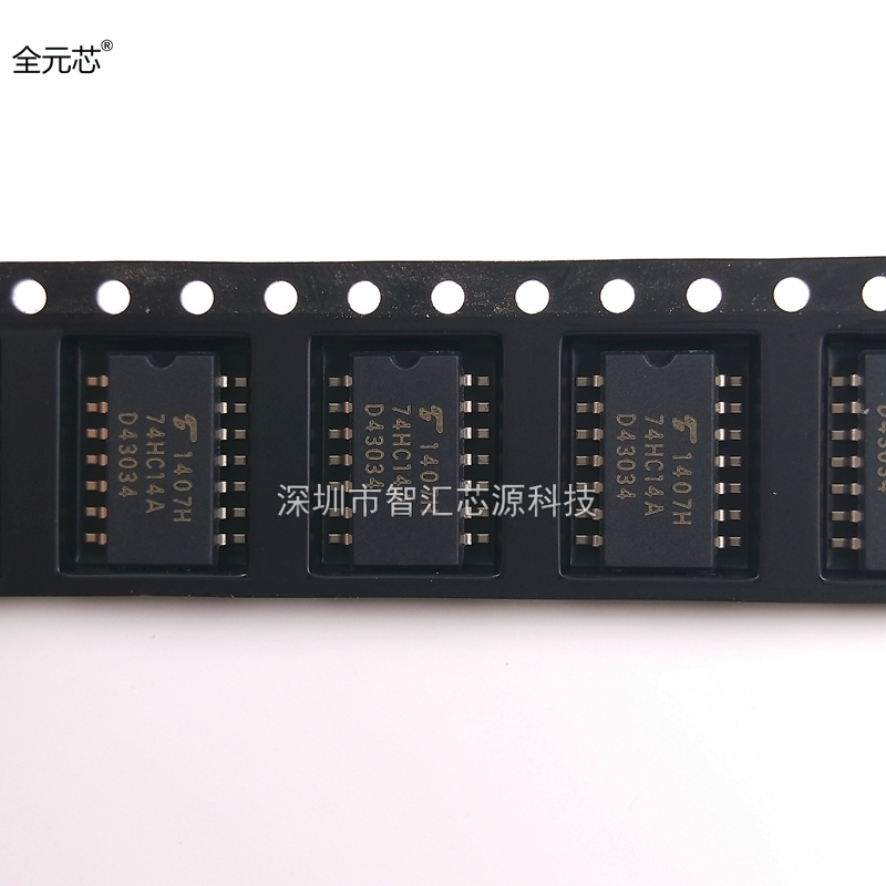74HC14A 逻辑芯片 贴片 SOP14封装 TC74HC14AF 5.2MM中体