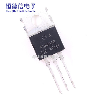 直插 RU6099R TO-220 120A 60V 6099芯片 场效应管MOS 逆变器