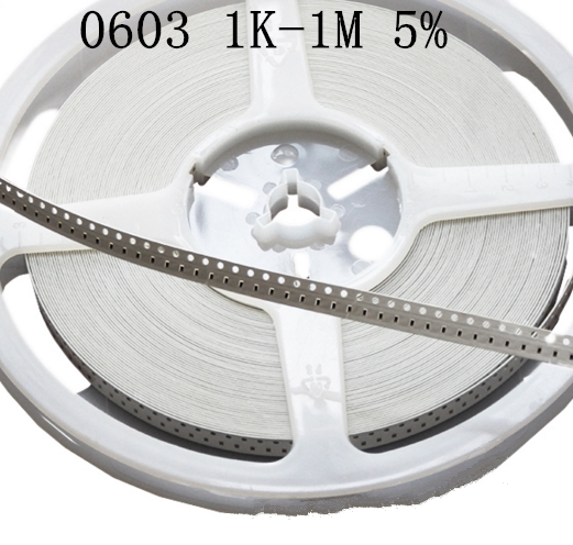 全元芯 0603体积 精度5% 贴片电阻 1k-6.8k 1千欧-6.8k欧 1/10w