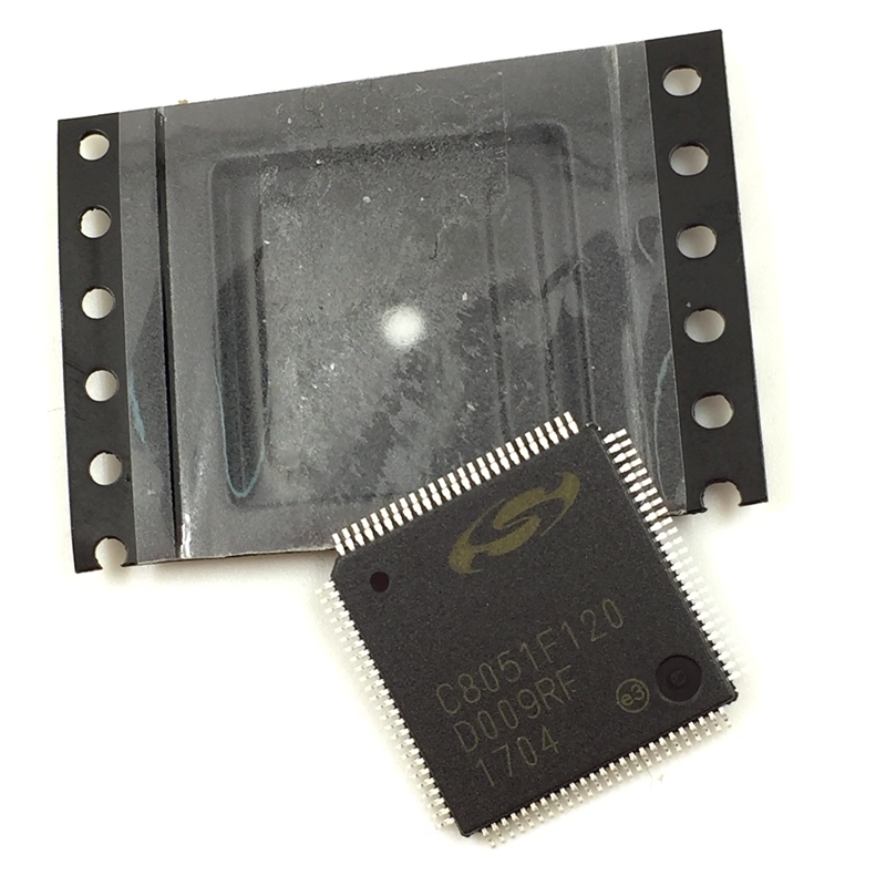 C8051F120 芯片 IC集成电路 QFP100 贴片100脚 C8051F120-GQR