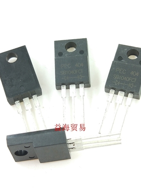肖特基二极管 SB1040FCT 全新原装 10A 40VTO-220F 液晶显示器用