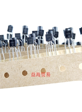 BC548C BC548CTA 小功率三极管 全新原装进口 TO-92 定型脚位实图