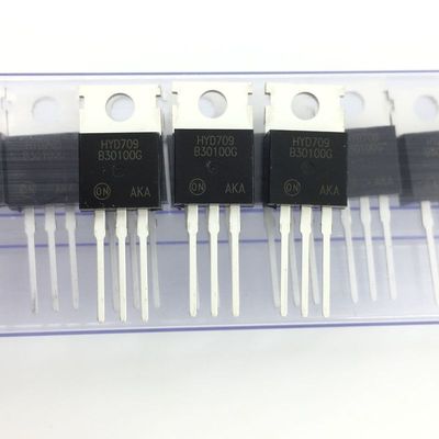 MBR30100CTG 丝印B30100G 肖特基二极管 30A100V 直插 MBR30100CT