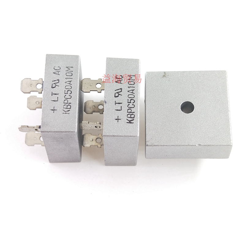 大功率大电流桥堆 KBPC50A10M  整流桥 50A 1000V 方块大体积全新