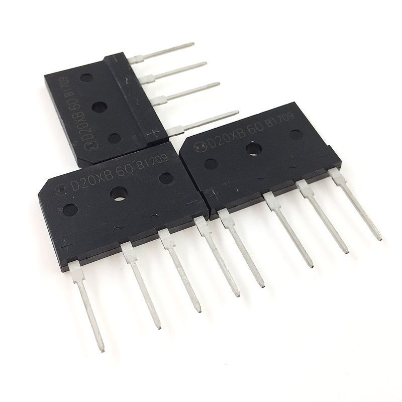 D20XB60 电磁炉常用整流器件 直 DIP4 800V20A 整流桥 桥堆 扁桥