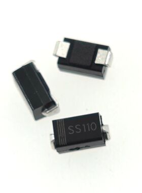 SS110 1A100V 肖特基二极管 SMA SB1100 DO-214AC 全新