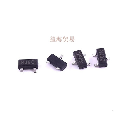 贴片三极管9014M-C 全新原装印字HJ6C 封装SOT23 拍1发100只