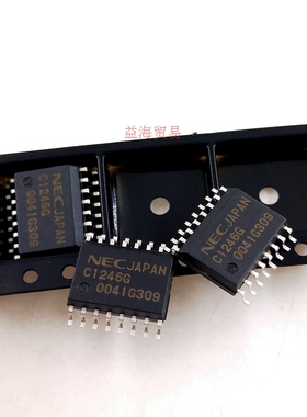 全新原装进口 C1246G 芯片UPC1246 UPC1246G 贴片SOP16封装