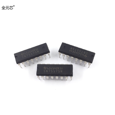 SN75175N 芯片 75175芯片 DIP16直插十六脚 四路差动线路接收器