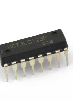 HD74LS123P 直插 74LS123 双可再触发单稳态多谐振荡器 DIP-16