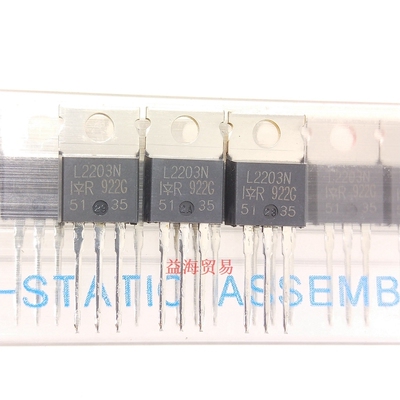 L2203N 场效应管 IRL2203N 直插 TO-220 30V 116A MOS管 N沟道