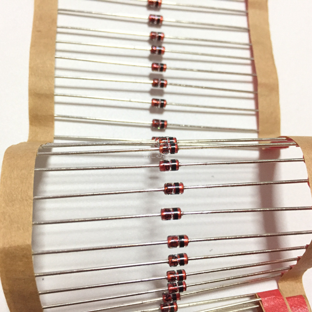 直插稳压二极管1N4741A 1N4741 11V 1W DO-41 全新原装当天发货