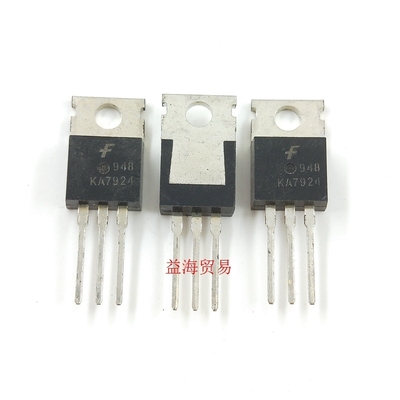 KA7924 全新进口原装老库存年份 KA7924TU TO-220 -24V三端稳压器