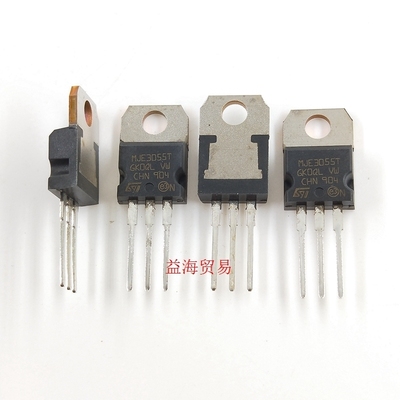 MJE3055T 全新原装进口 60V/10A/75W NPN功率晶体管 直插TO220