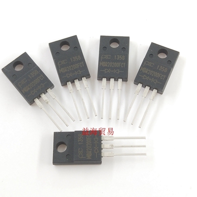 肖特基二极管MBR20200FCT 整流二极管 TO-220F 200V 20A 全新原装