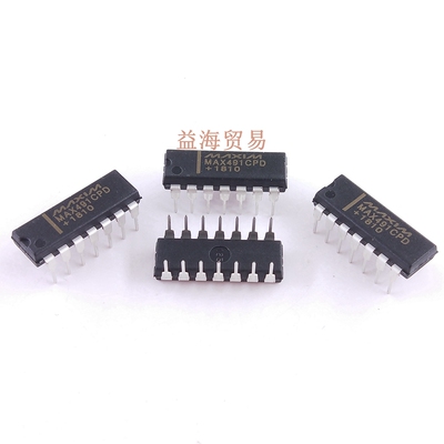 MAX491CPD+收发器芯片 MAX491CPD 直插DIP-14  全新国产原装IC