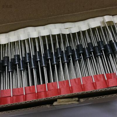 SB5200=SR5200 肖特基二极管 直插整流 5A/200V 全新原装 DO201AD