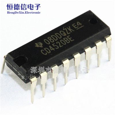 CD4520BE HEF4520BP  进口原装 DIP-16
