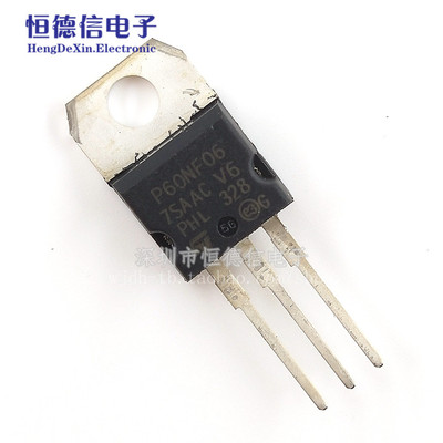 直插 STP60NF06 场效应管 60V 60A N沟道 MOS场效应管 TO-220