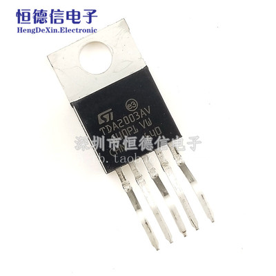 全新原装 直插 TDA2003 音频放大器/短路和热保护/电源电压8V-18V