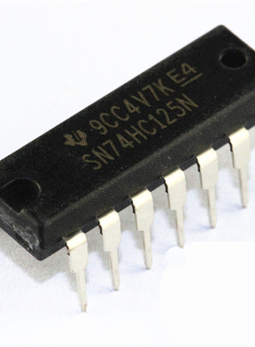 SN74HC125N 德洲/日立 HD74HC125P DIP-14 原装进口 全新正品