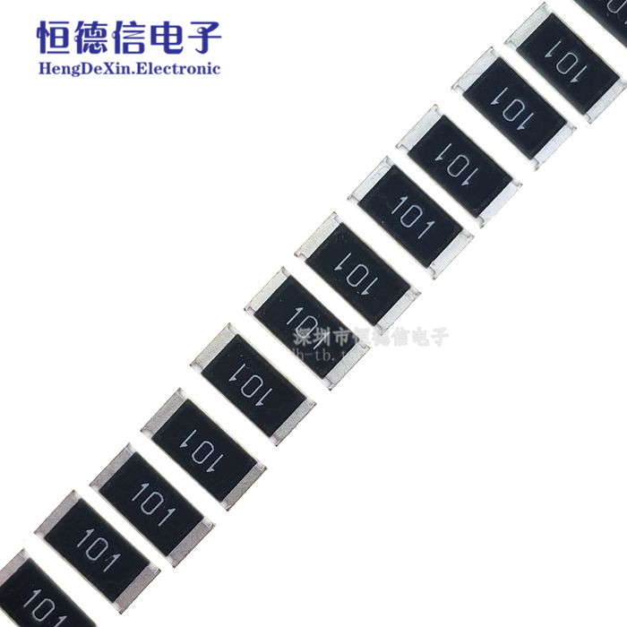 2512贴片电阻 1W 100R 100欧 精度5%/1%（丝印101 1000）功率电阻