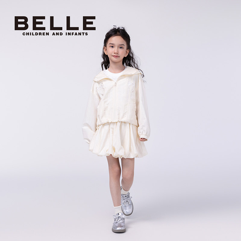 BelleBelle女童百褶裙
