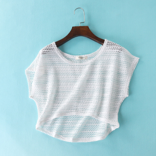 防晒衫 披肩女夏短款 蕾丝坎肩上衣 泳衣外搭小罩衫 短上衣女外搭薄款
