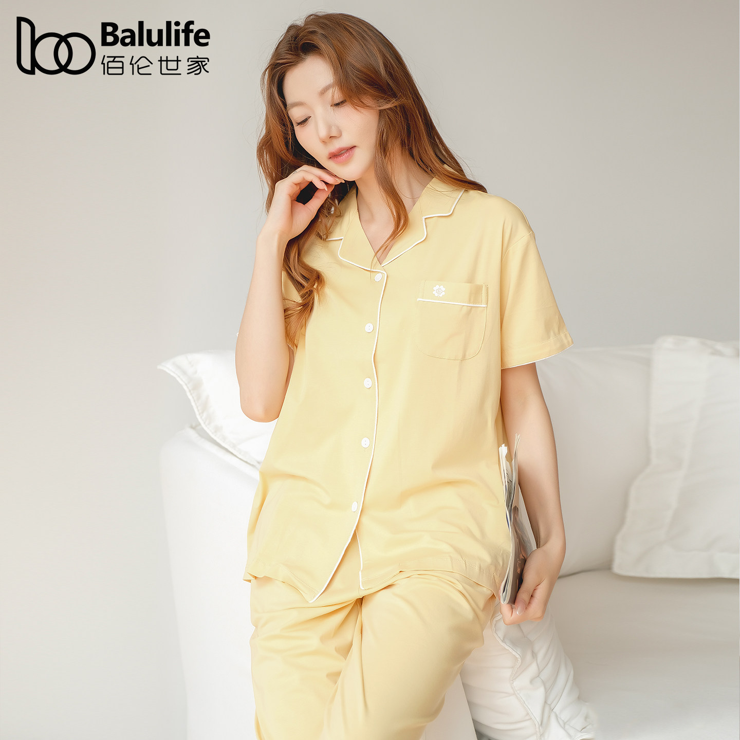 凉感睡衣女天丝棉夏季莱赛尔新款